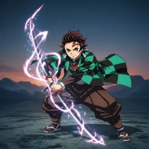 Tanjiro battle stance PFP