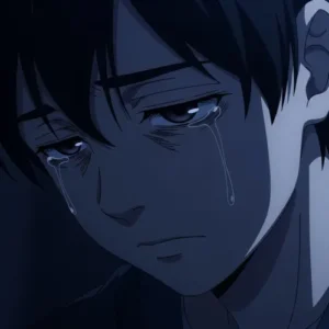 sad PFP rain scene low lighting