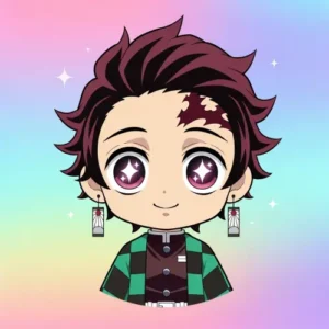 cute Tanjiro Kamado chibi PFP