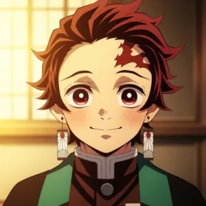 Tanjiro cute anime profile picture