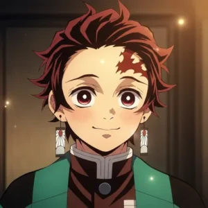 cute Tanjiro smiling PFP