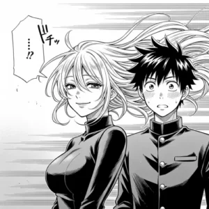 black and white Reze manga PFP