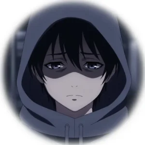 sad Discord PFP dark minimal profile picture