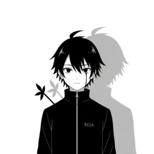 Reze CSM black and white manga icon