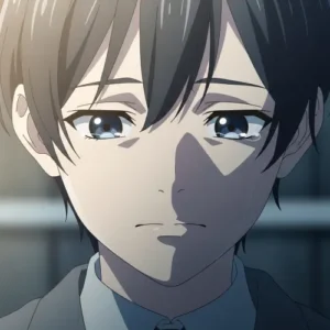 aesthetic sad anime PFP clean art style