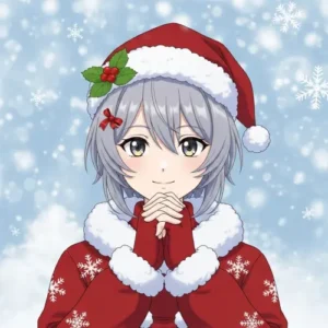 Christmas Reze PFP festive style