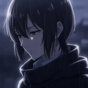 soft sad anime aesthetic PFP peaceful vibe