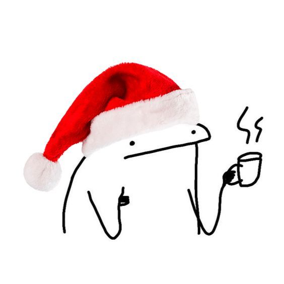 Christmas meme festive red green gold