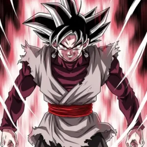 Goku Black manga PFP deep shadows line work