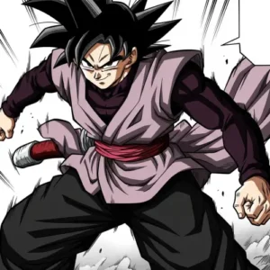Goku Black manga profile picture cinematic black and white