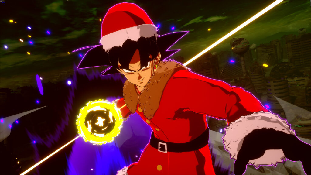 Goku Black Christmas PFP festive edit holiday overlay