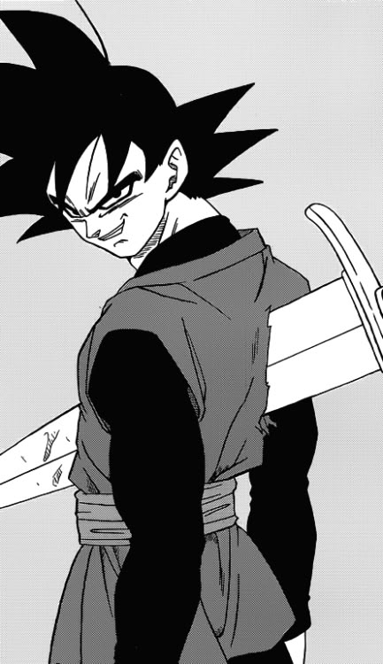 Goku Black manga avatar bold ink lines