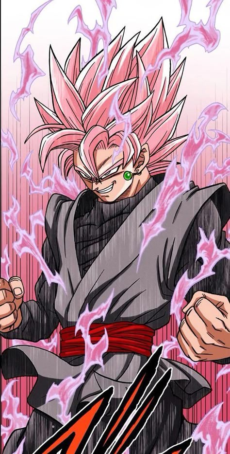 Goku Black PFP Pinterest style overlay filter