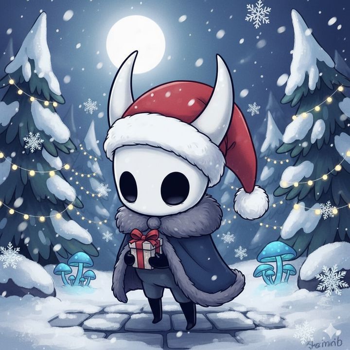 holiday Hollow Knight winter theme