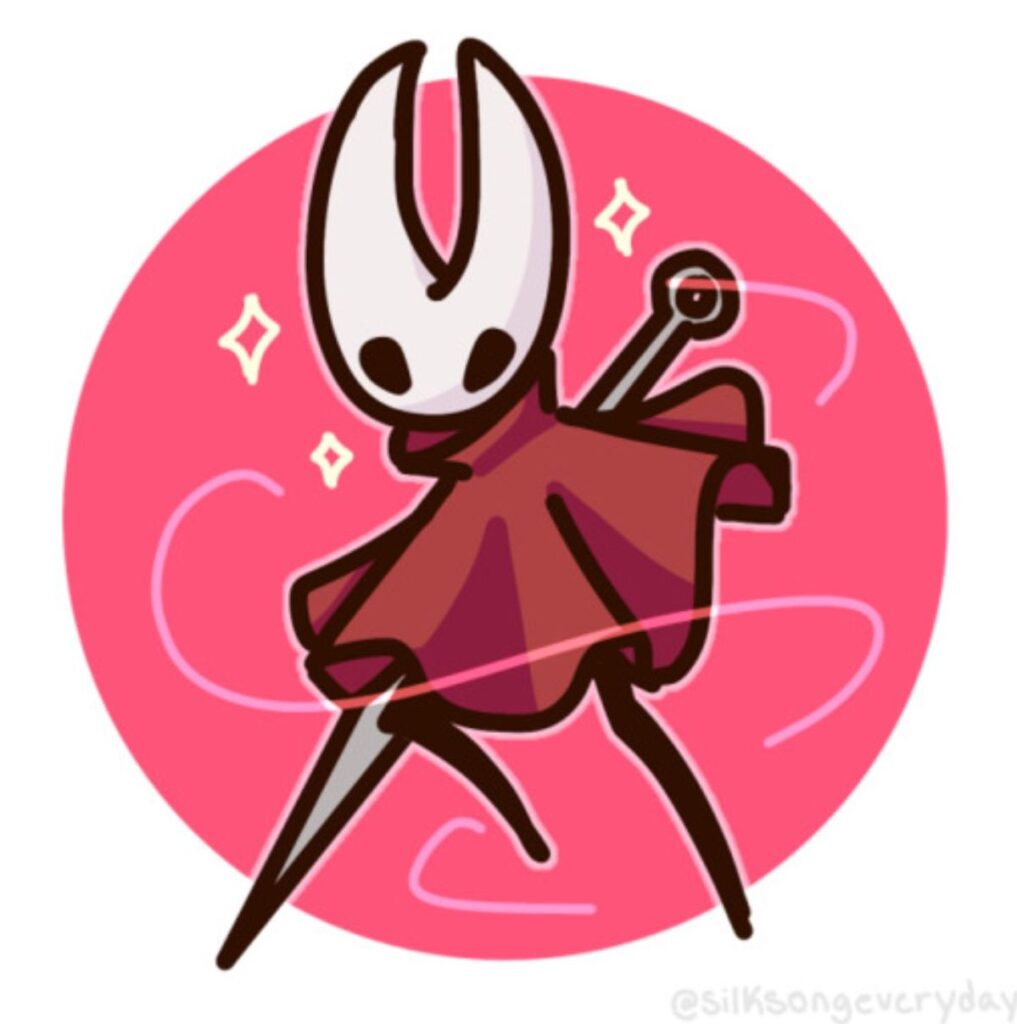 Hornet Hollow Knight red black