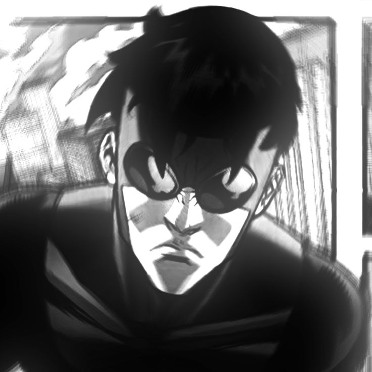 Invincible PFP black and white monochrome edit