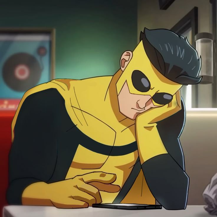Sinister Mark Invincible PFP with dark cold expression