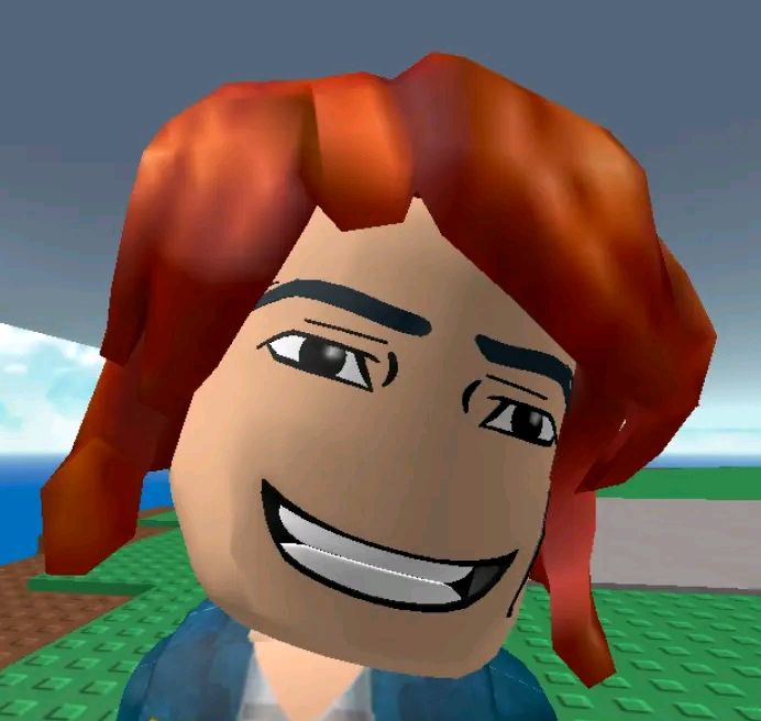 Roblox meme blocky character bright playful