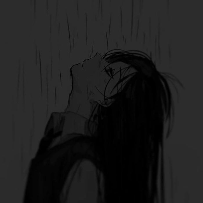 sad anime girl dark aesthetic moody lighting