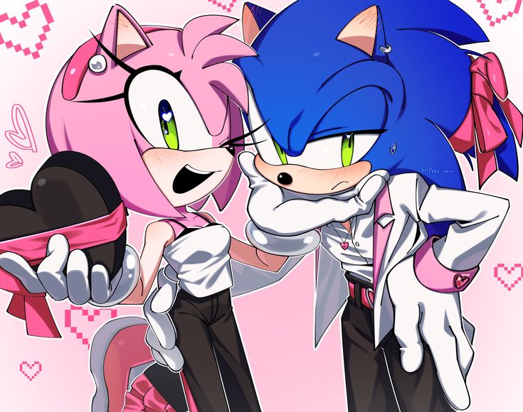 Amy Rose matching PFP couples friends