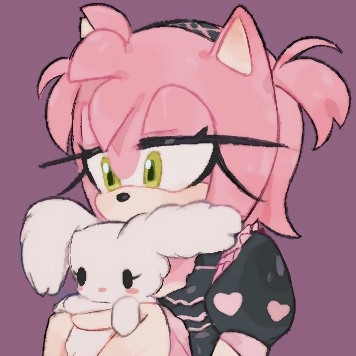Amy Rose fanart unique artist interpretation