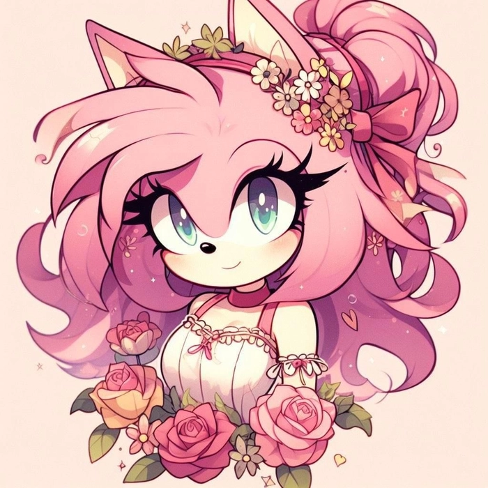 Amy Rose creative fanart profile