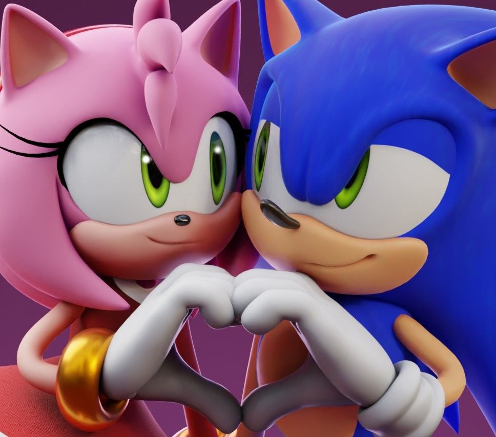 Amy Rose Sonic classic franchise art