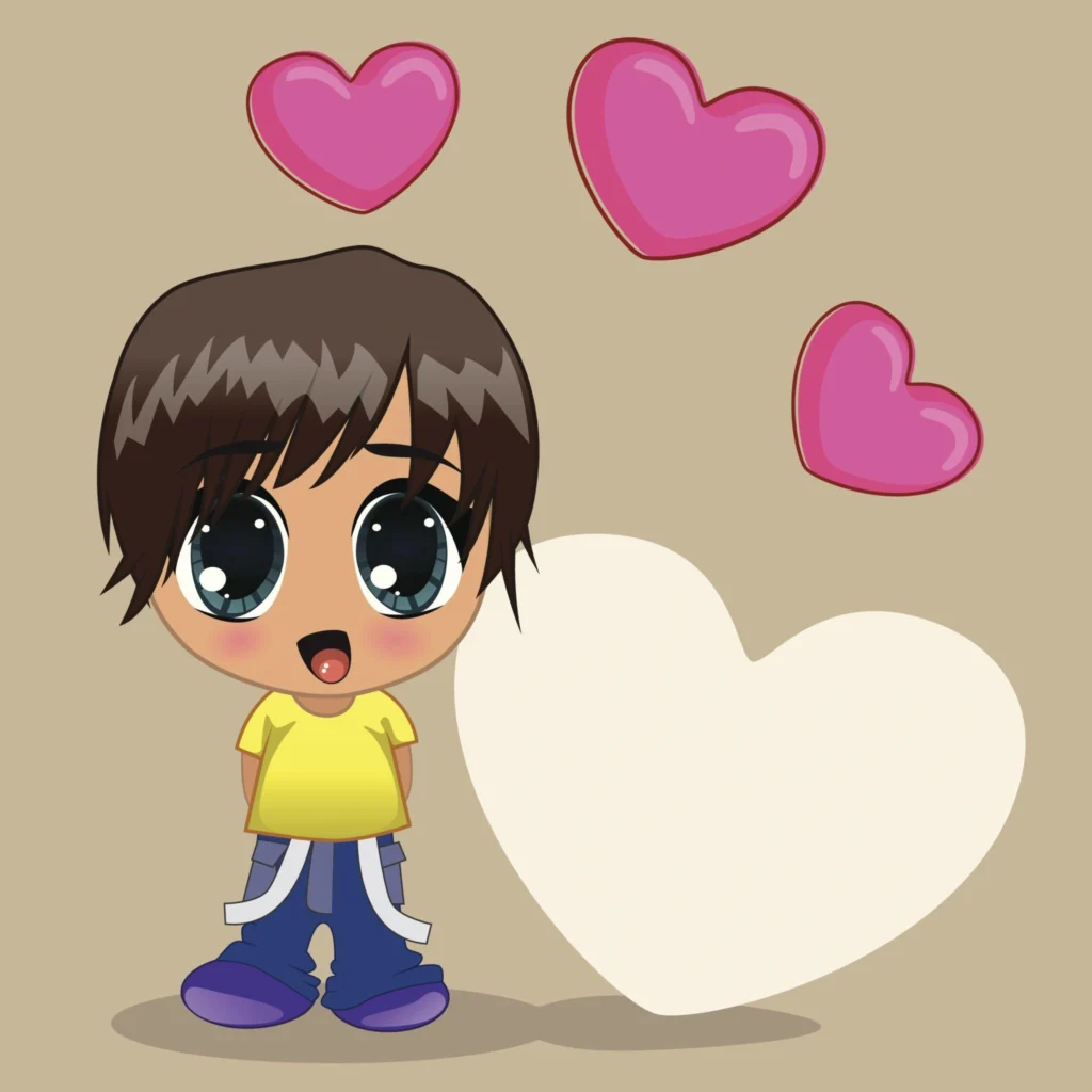 Curated anime boy avatar optimized for Instagram circular crop and feed harmony