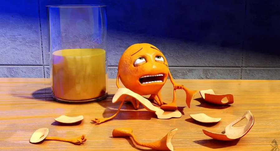 Funny Annoying Orange profile picture with bold humor