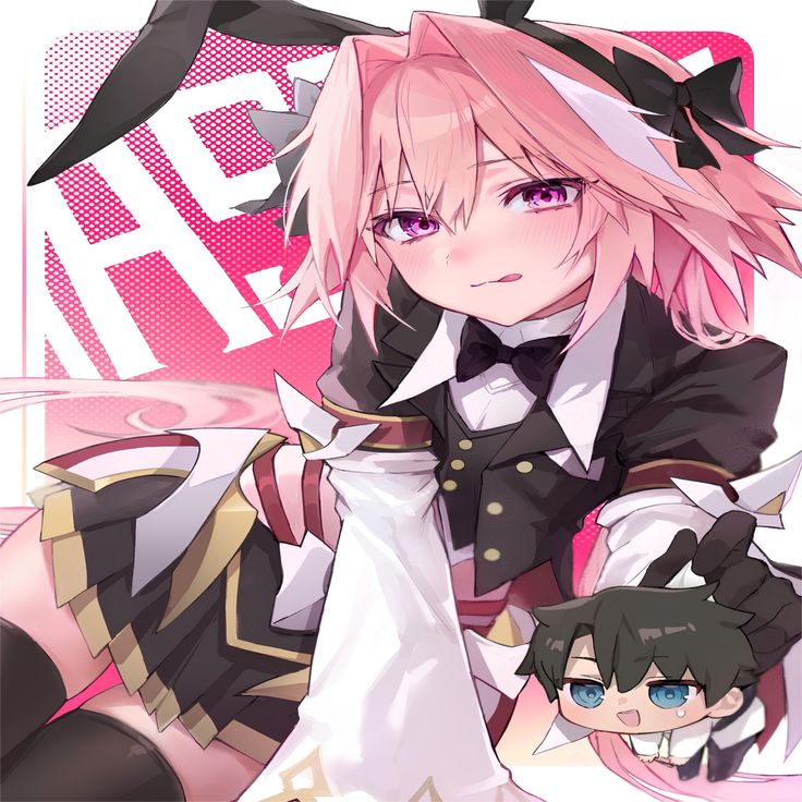 astolfo femboy PFP glitch edit