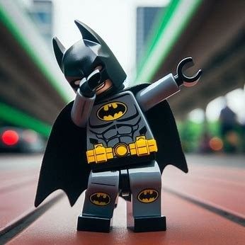 Cartoon style Batman PFP clean colorful animation art
