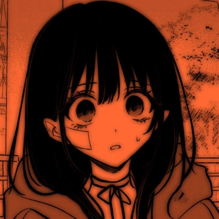 Best orange profile picture idea with curated style