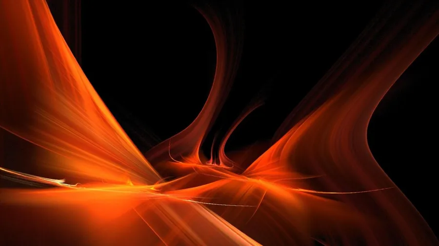 Bold black and orange profile picture with clean palette