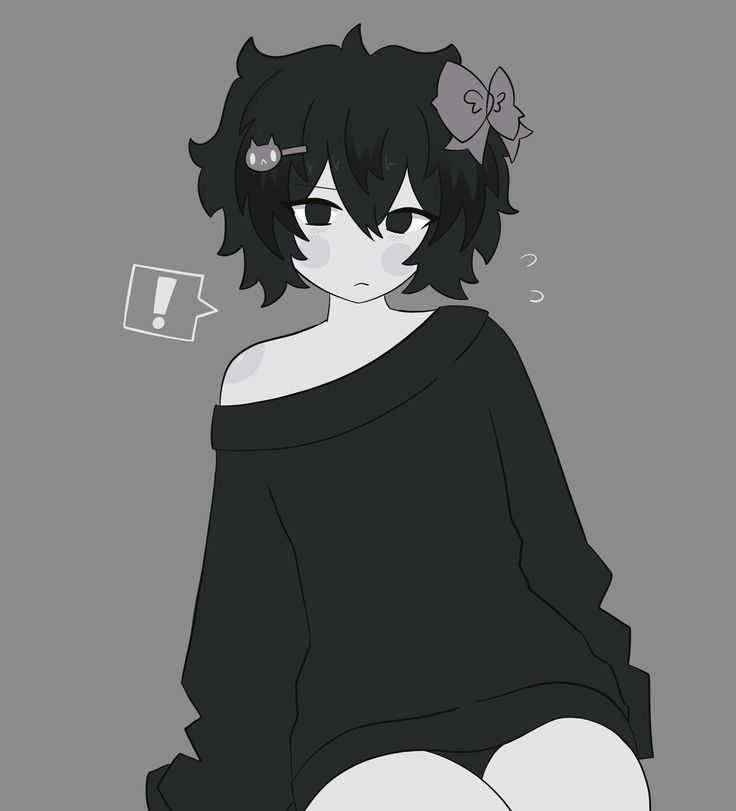 black femboy PFP confident styling