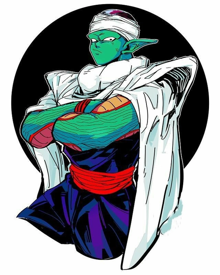 Christmas Piccolo PFP with Santa hat and festive holiday elements