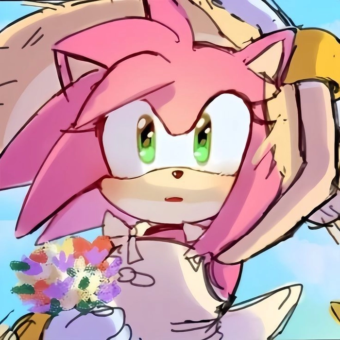 classic Amy Rose retro Sonic design