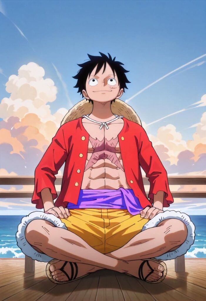 collection of cool Luffy PFPs variety moods styles
