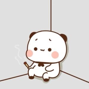 cute emo cartoon pastel anime style