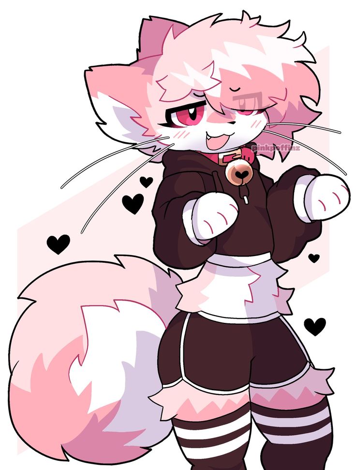 cute furry femboy PFP plush texture