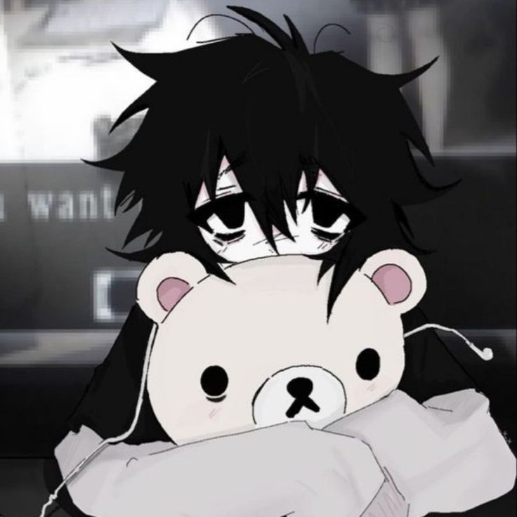 emo femboy PFP dark eyeliner