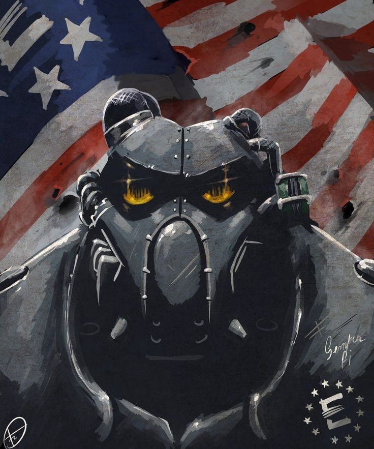 Enclave Fallout profile picture armor close-up