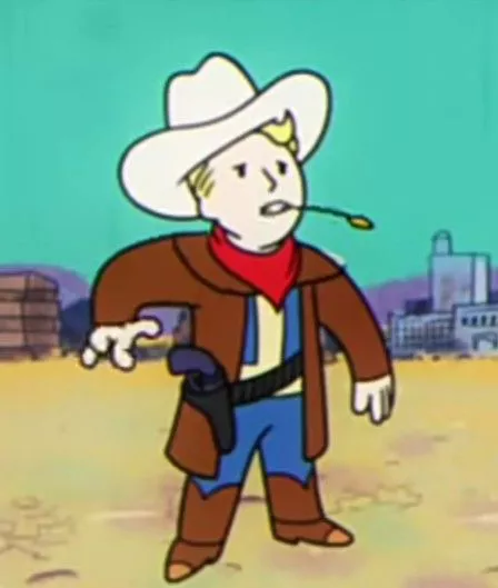 Fallout meme PFP Vault Boy ironic edit
