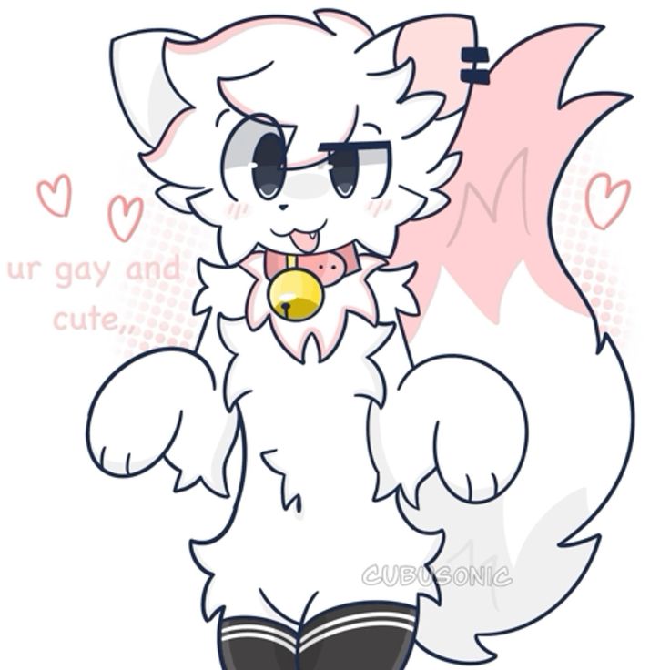 femboy meme style cartoon expression