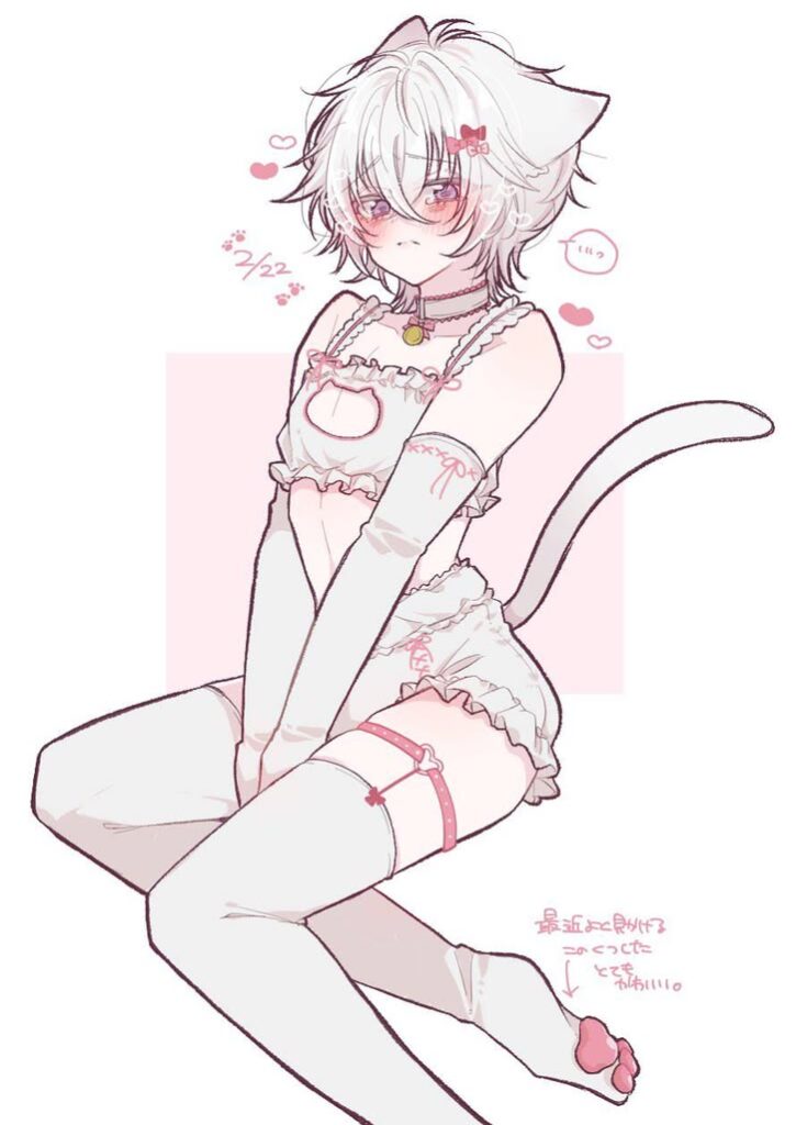 femboy PFP art digital painting