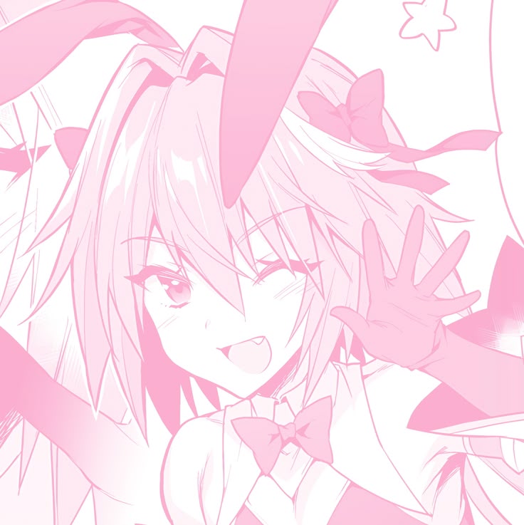 femboy PFP pink glossy eyes