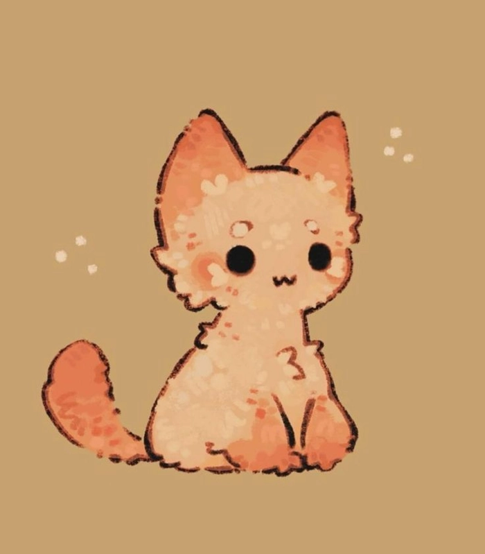 Orange tabby cat PFP with personality-driven expression