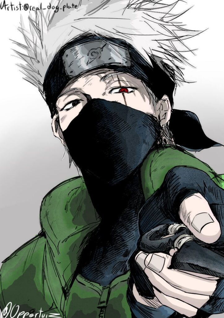 Kakashi colored manga avatar