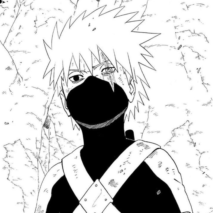 Kakashi Naruto manga panel profile picture