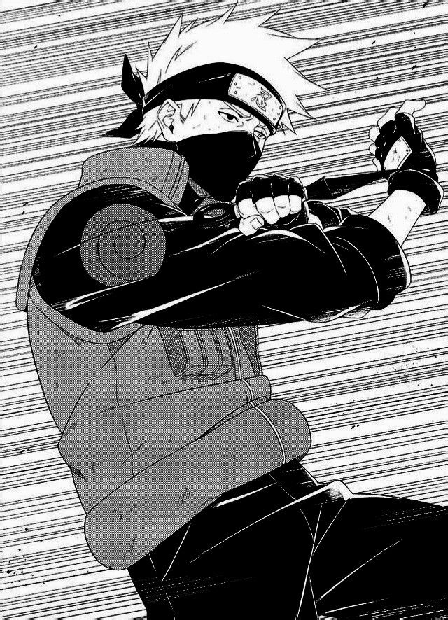 Kakashi manga panel PFP avatar