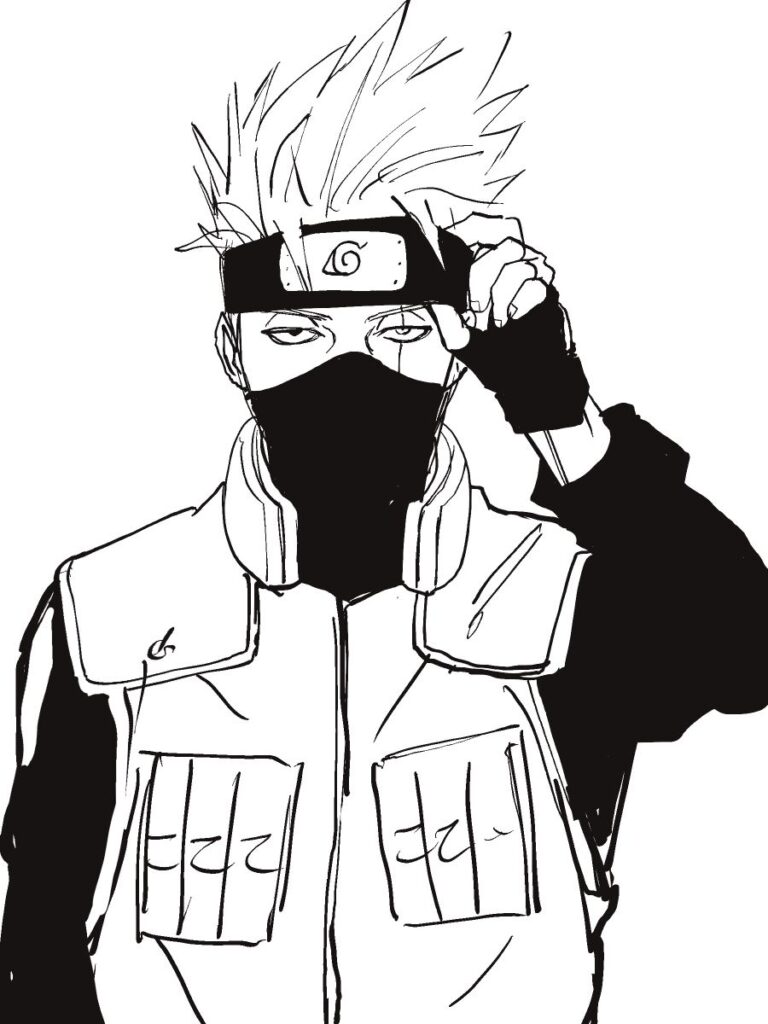 Kakashi panel PFP manga